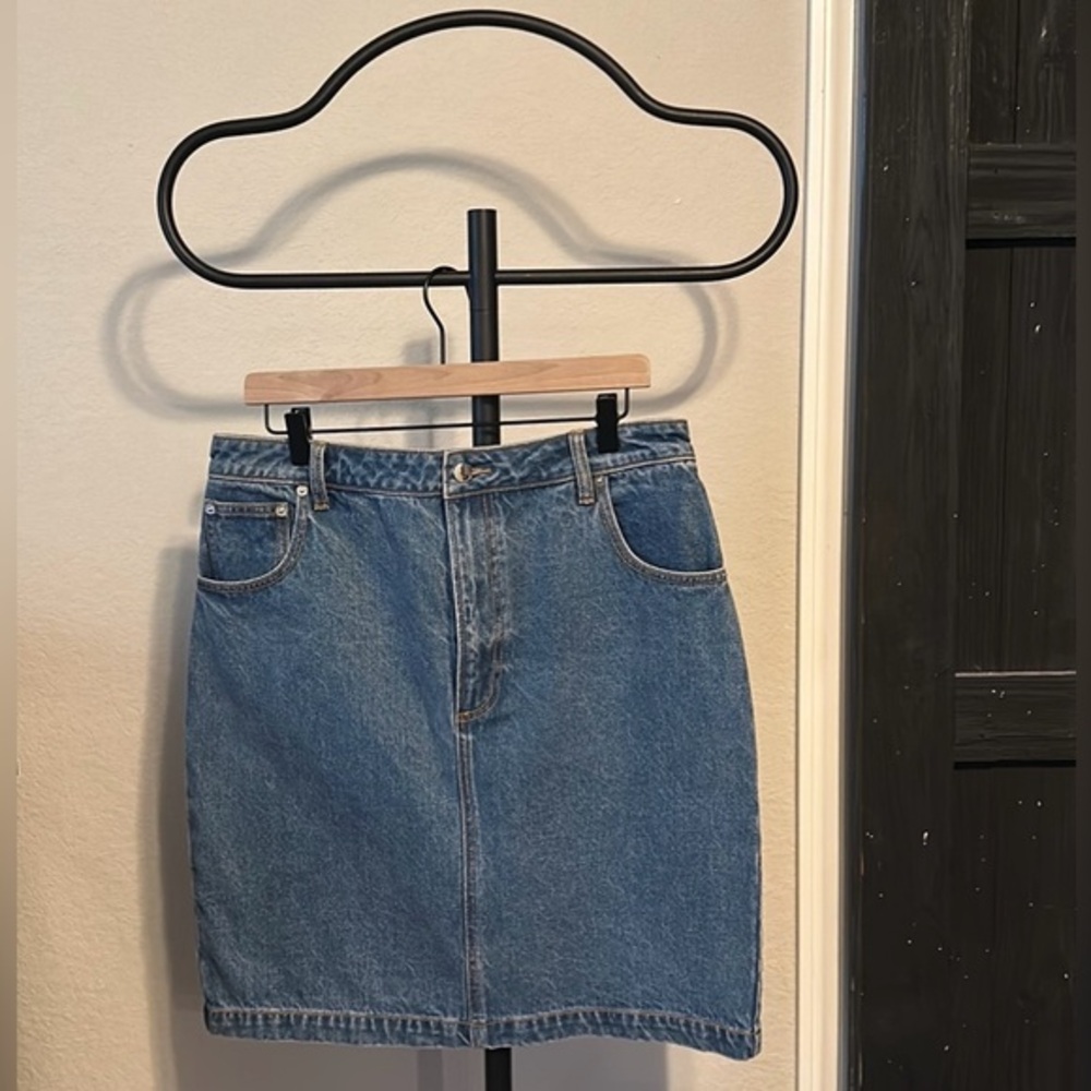NWT Ronny Kobo Hannah Denim Skirt - Size XL